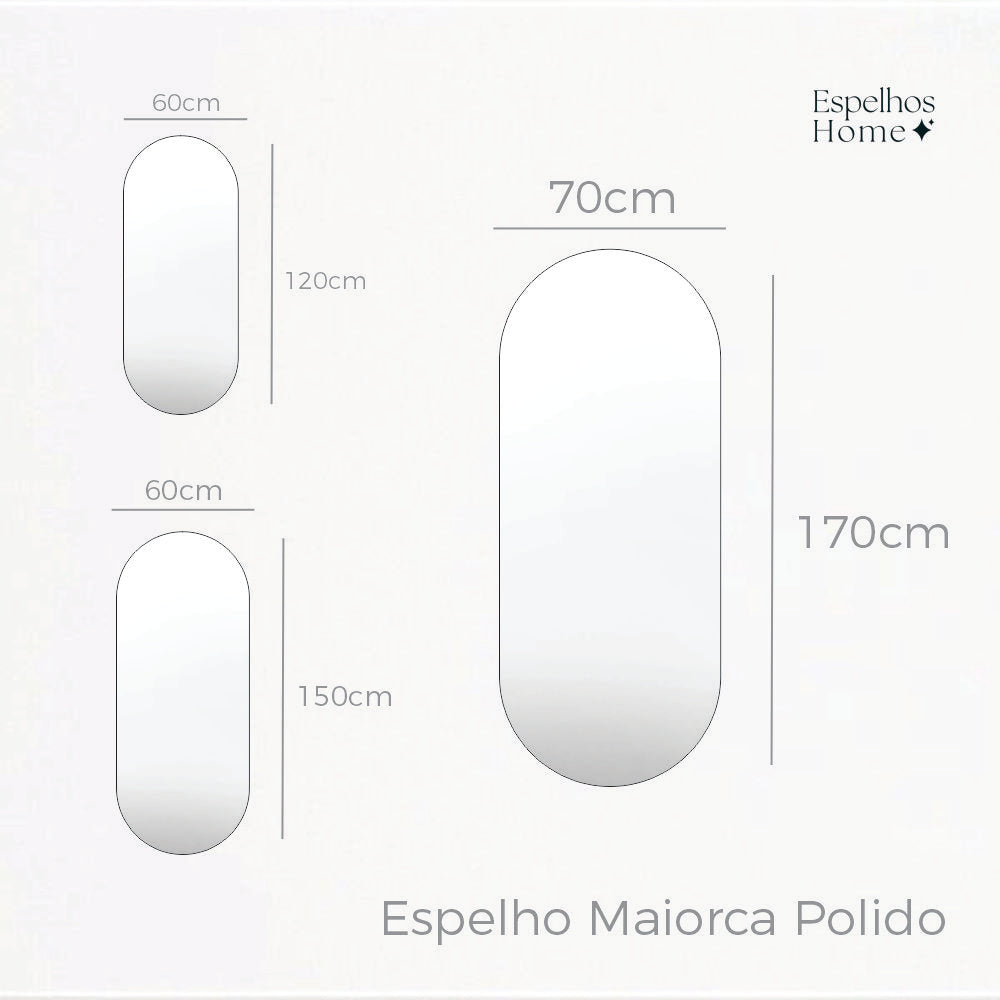 Espelho Maiorca Polido