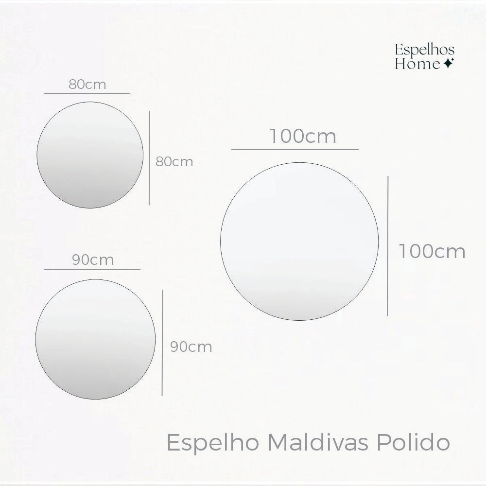 Espelho Maldivas Polido