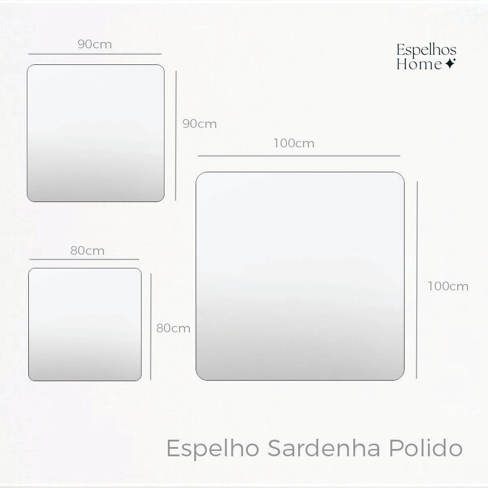 Espelho Sardenha Polido