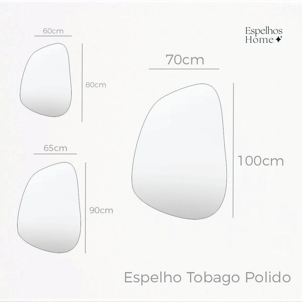 Espelho Tobago Polido