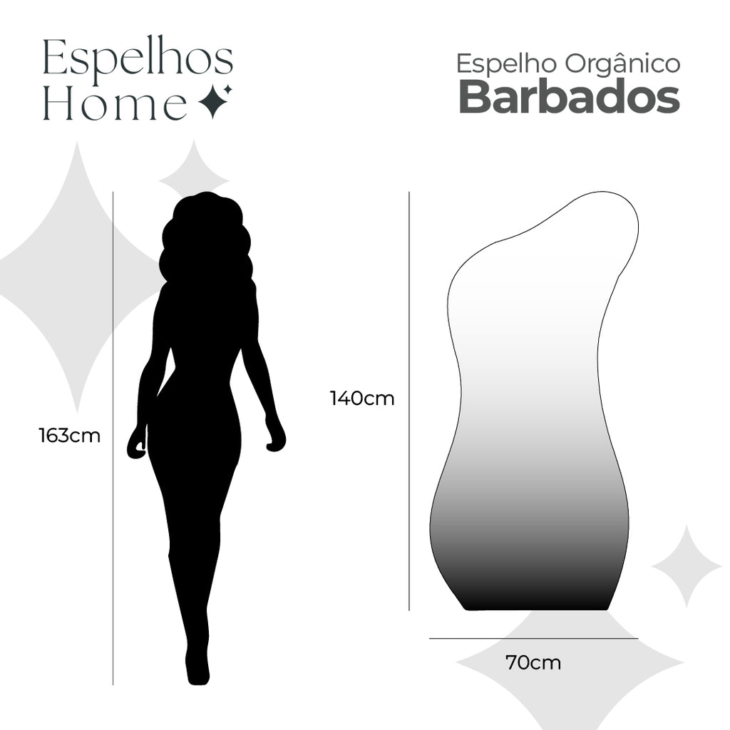 Espelho Barbados 170x70 - Aline Borges