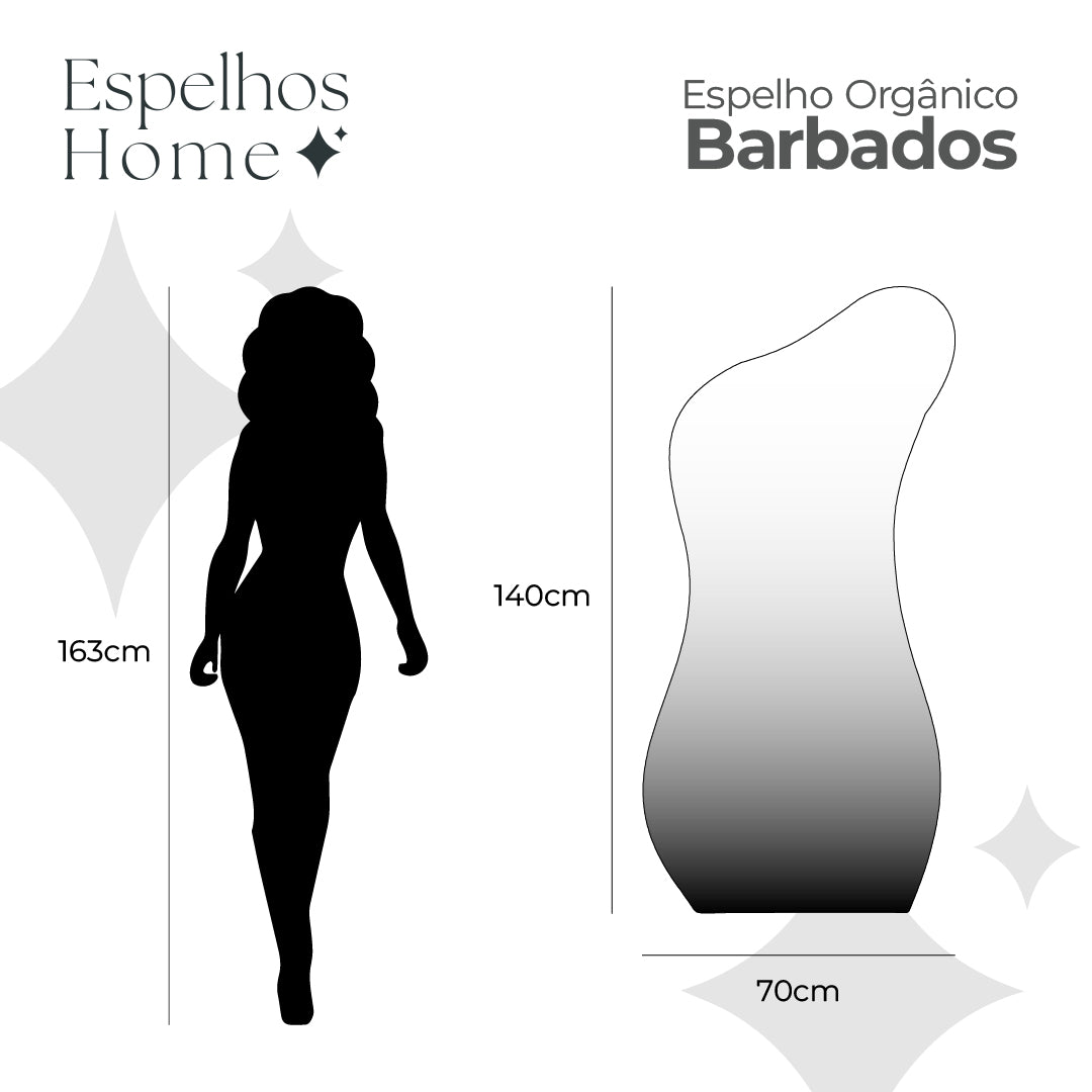 Espelho Barbados 170x70 - Aline Borges