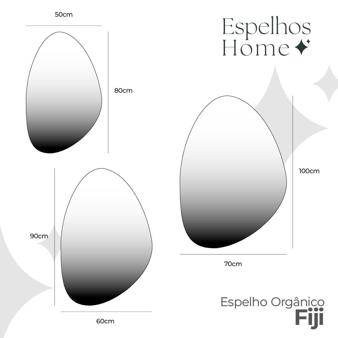 Espelho Vitral Creta Polido