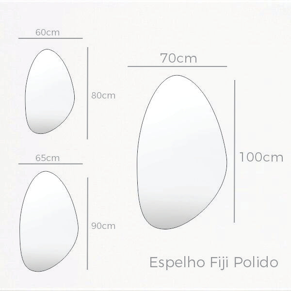 Espelho Fiji Polido