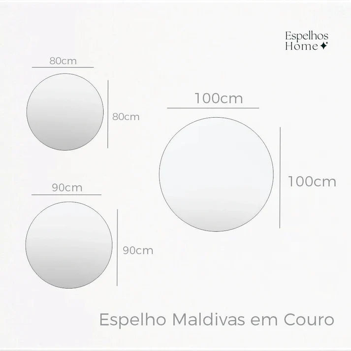 Espelho Maldivas Alumínio