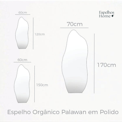 Espelho Orgânico Palawan Polido