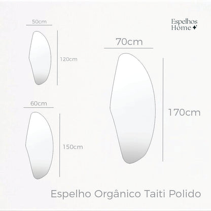 Espelho Orgânico Taiti Polido