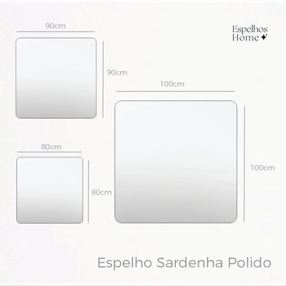 Espelho Sardenha Polido