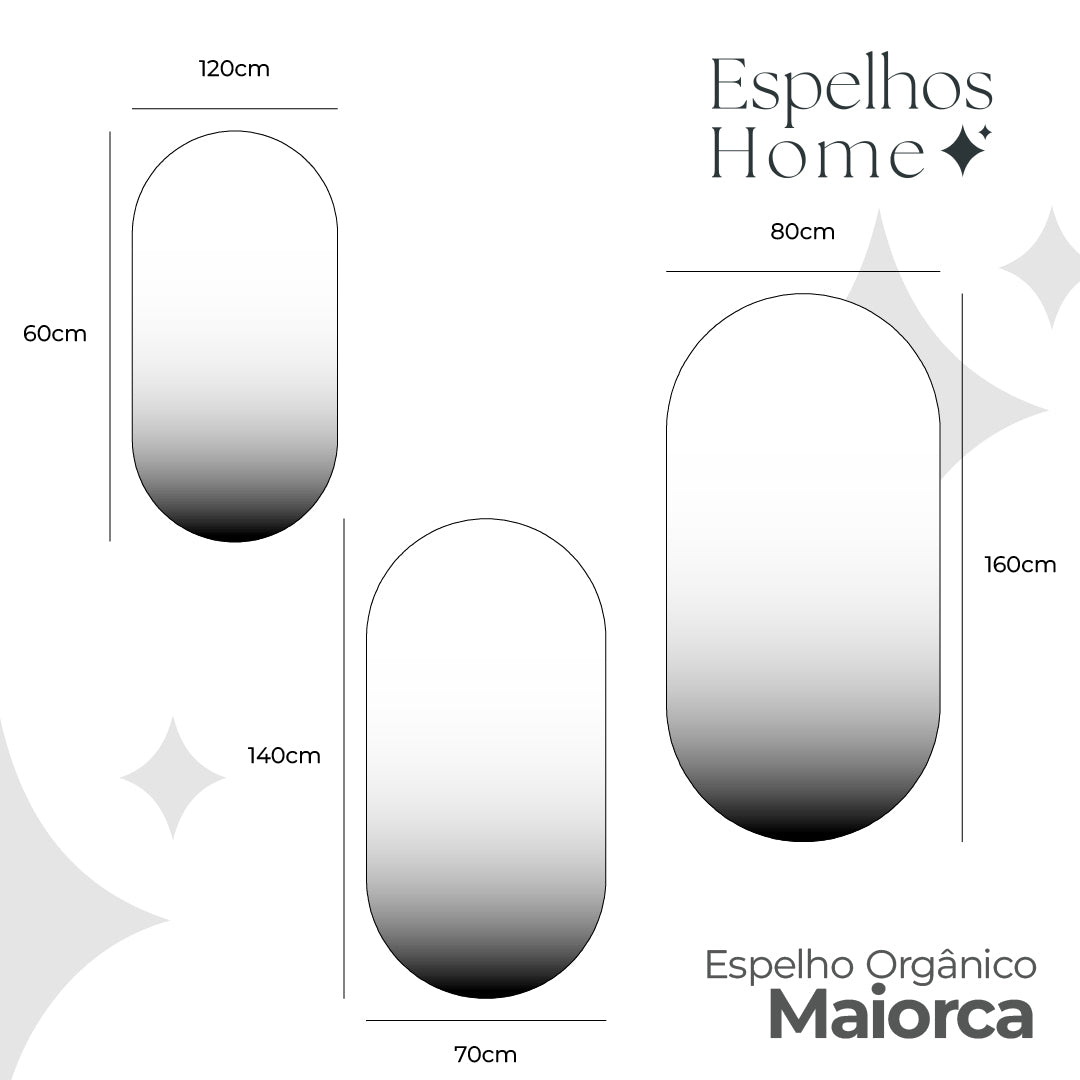 Espelho Maiorca metal