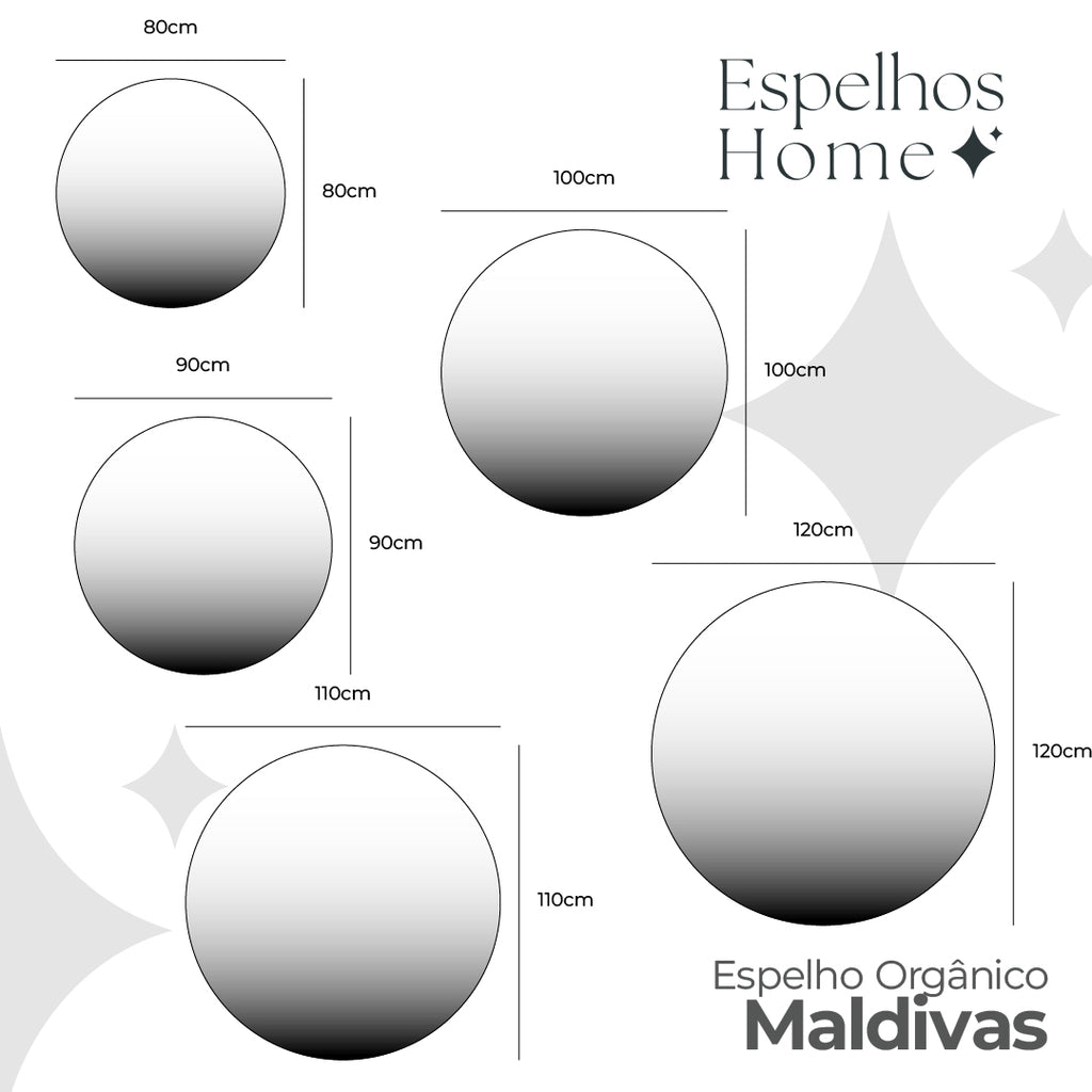 Espelho Maldivas Polido