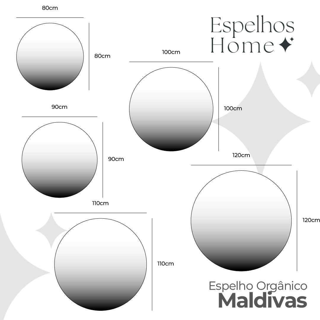 Espelho Maldivas Polido