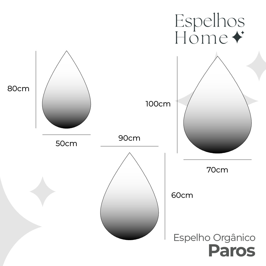 Espelho Paros Polido