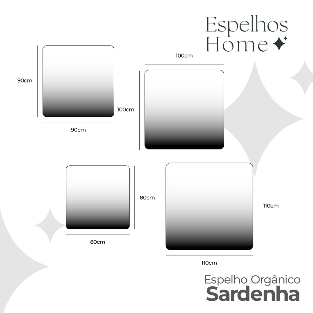 Espelhos Tabago Polido Led