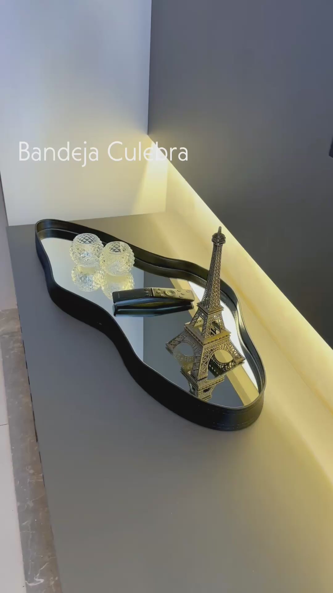 Bandeja Culebra em Couro